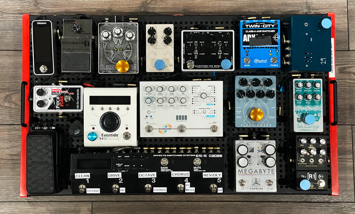 Alejandro Montero's Pedal Board